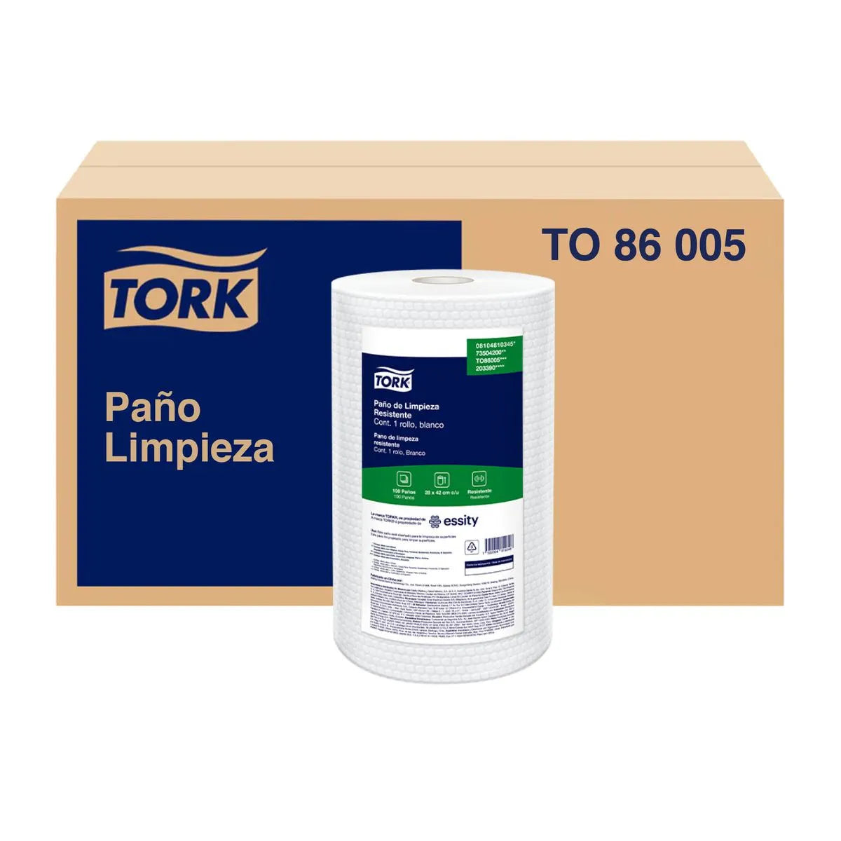 Paños de limpieza industrial Tork Wiper 42 x 28 cm 100 paños