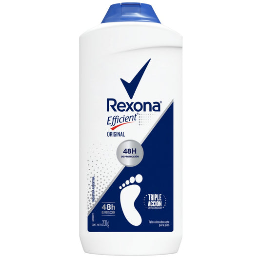Talco Polvo pies Rexona Efficient 200 grs