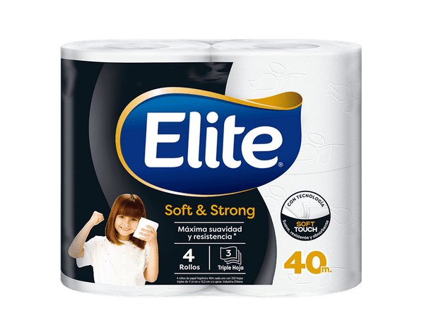 Paquete Papel Higiénico Triple hoja 4x40 Elite - Softys