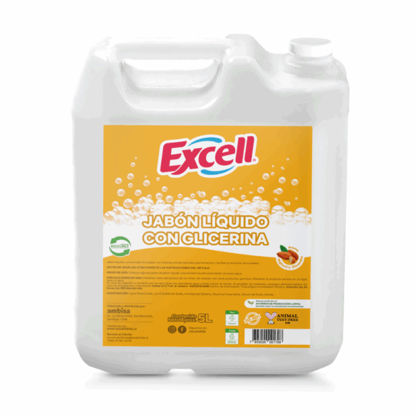 Jabón Líquido Excell 5 L Yogurt Almendra