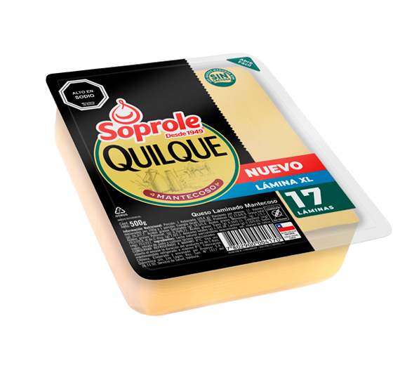 Queso Laminado Quilque 17 Laminas XL
