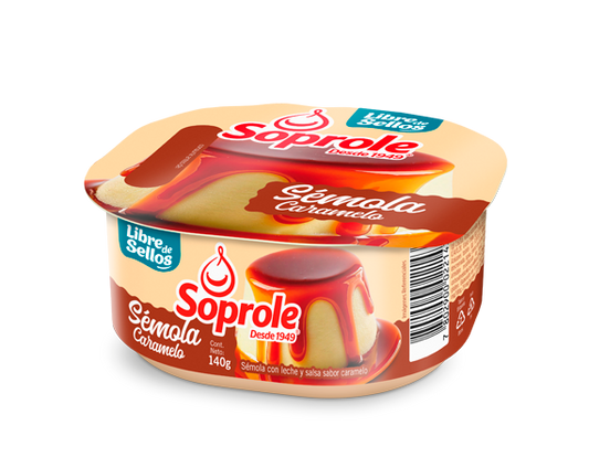 Semola soprole caramelo 140 grs