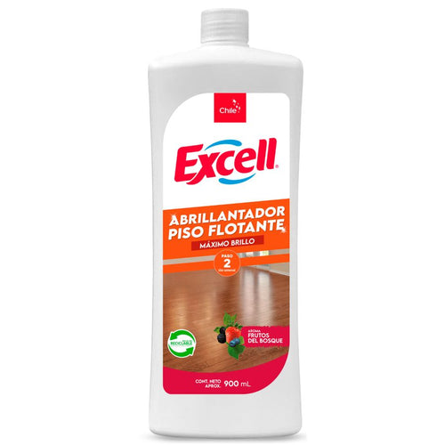 Abrillantador Piso Flotante Frutos de Bosque Excell 900 ml.