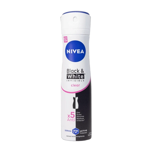 Desodorante en aerosol Nivea woman black & white invisible 48 h 150 ml