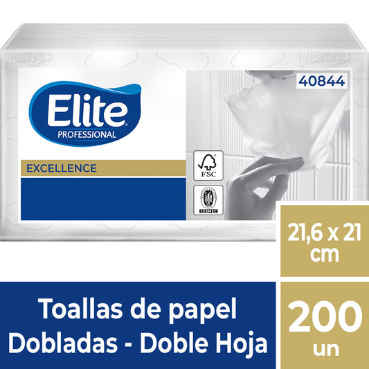 Paquete Toalla Interfoliada Elite DH 200 unidades