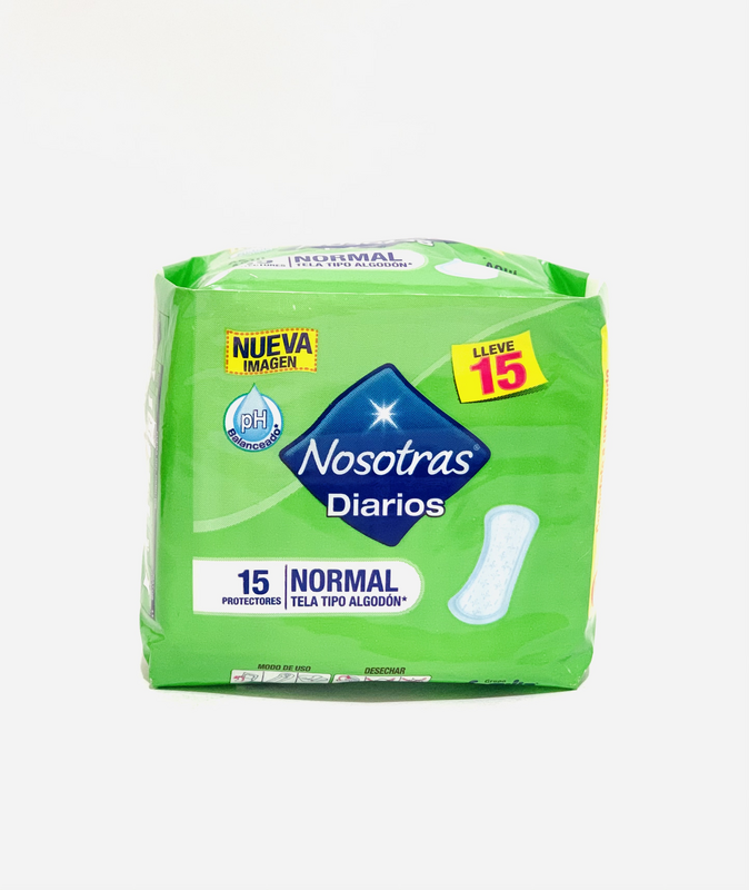 Protectores diarios Nosotras normal 15 unidades
