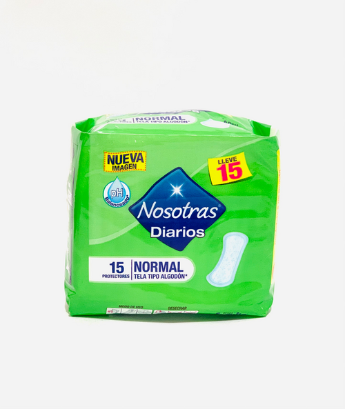 Protectores diarios Nosotras normal 15 unidades