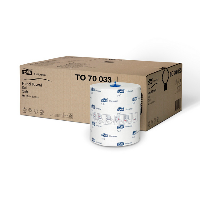 Toalla Jumbo Tork Tad Blanca 6X280 Mt