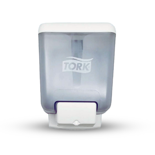 DISP. JABON GRANEL TORK AZUL TRANSP. C/GRIS 900 ML