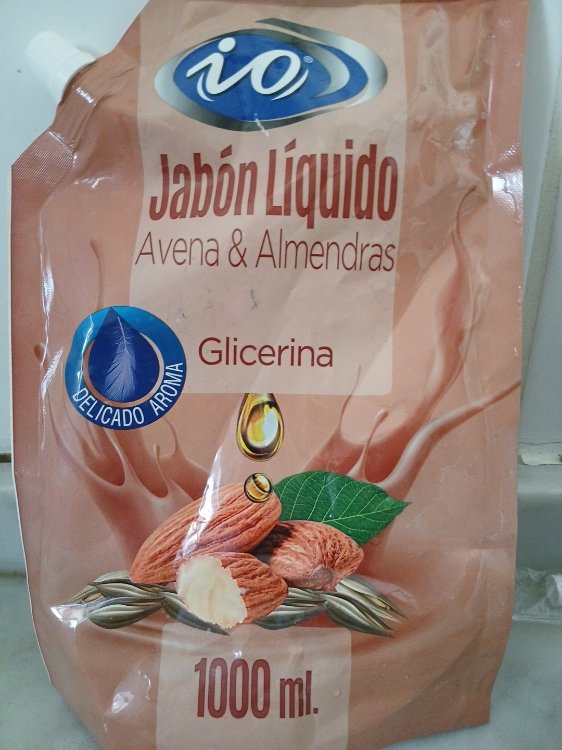 Jabón líquido IO avena almendra 1 L