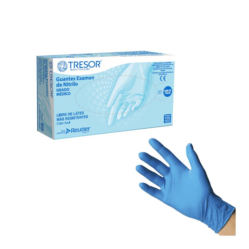 Guante Nitrilo Tresor Celeste Talla L