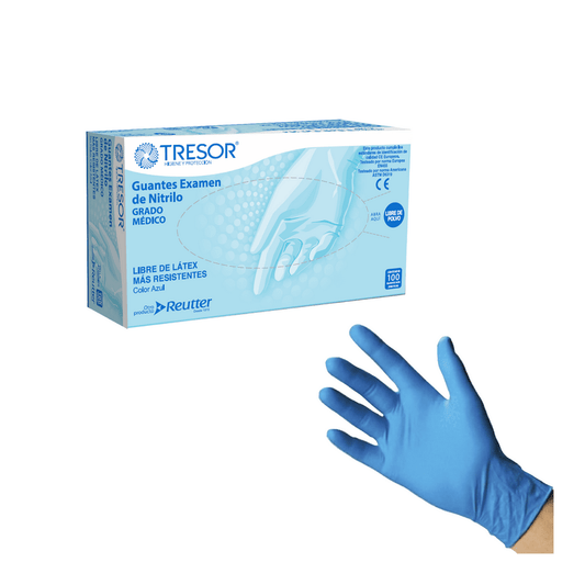 Guante Nitrilo Tresor Celeste Talla L