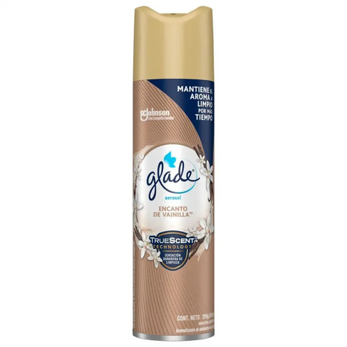 Desodorante ambiental Glade Encanto de Vainilla en aerosol 360 ml
