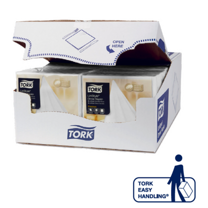 Servilleta Tork Linstyle Blanca 12X50 (39X39)