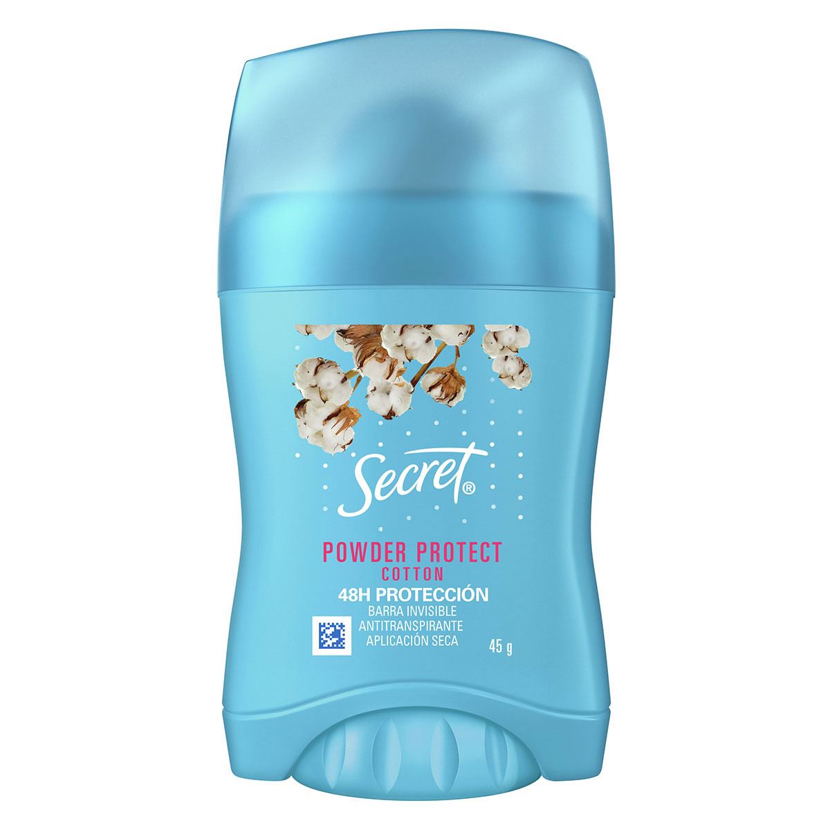 Desodorante Barra Secret Powder Protect Cotton