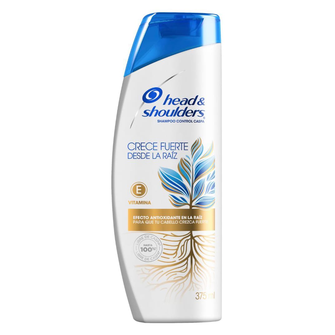 Shampoo Head & Shoulders crece fuerte de la raíz 375 ml