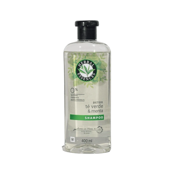 Shampoo Herbal Essences te verde & menta 400 ml