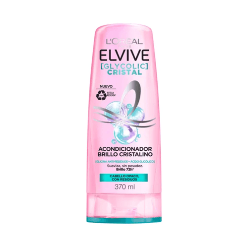 Acondicionador Elvive glycolic cristal 370 ml