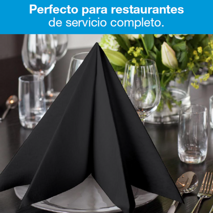 Servilleta Tork Linstyle Negra 12X50 (39X39)