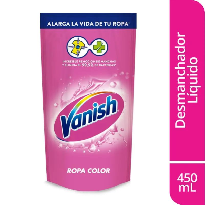 Desmanchador de Ropa Vanish Color 450 ml
