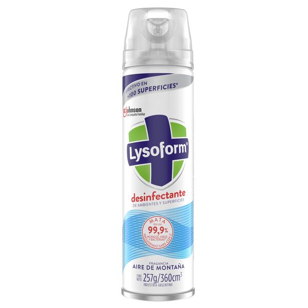 Desinfectante Lysoform Aire de Montaña 257 ml