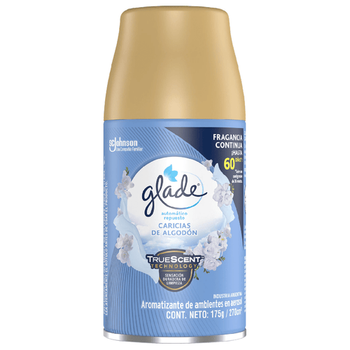 Desodorante Ambiental Glade Automático Recarga Algodon