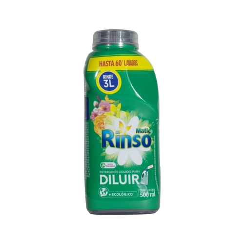 Detergente líquido Rinso para diluir 500 ml