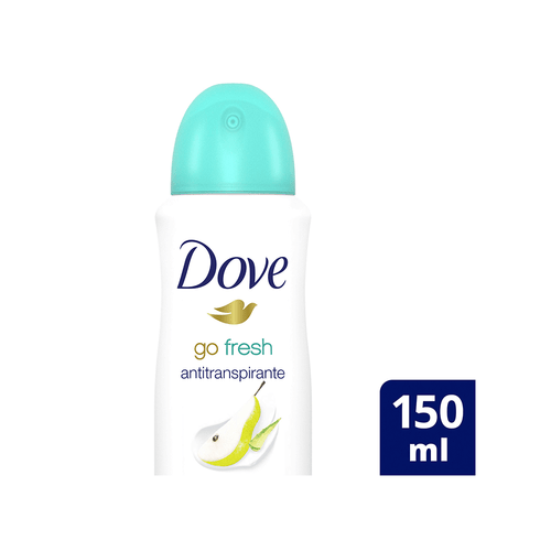 Desodorante en aerosol Dove Go Fresh pera y aloe vera 150 ml