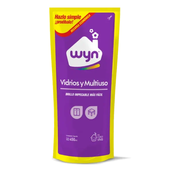 Limpiavidrios Wyn multiuso recarga 450 ml