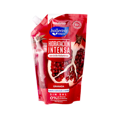 Shampoo Ballerina Hidratacion intensa con AH Granada 750 ml