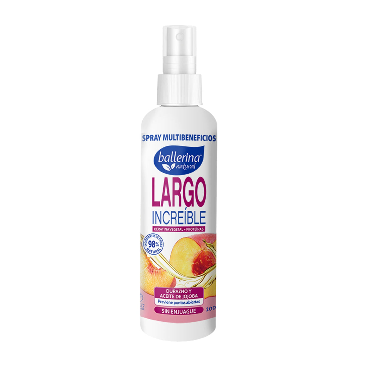 Spray para peinar Ballerina Largo Increíble 200 ml