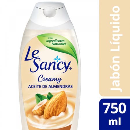 Jabón líquido Le Sancy aceite almendra 750 ml