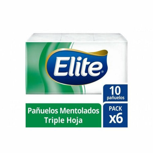 Pañuelo desechable mentol Elite 6 unidades