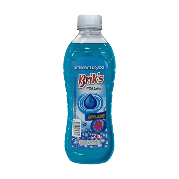 Detergente líquido Briks celeste 2 L