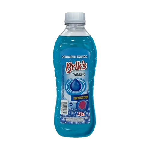Detergente líquido Briks celeste 2 L