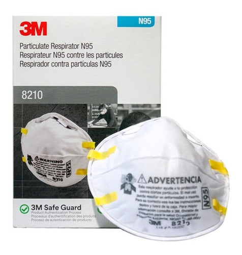 Mascarilla N95 8210N con respirador - 3M
