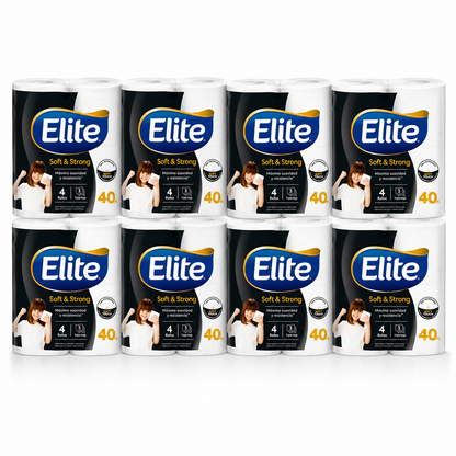 Papel Higienico Elite 4x40 Triple Hoja - 32 Rollos