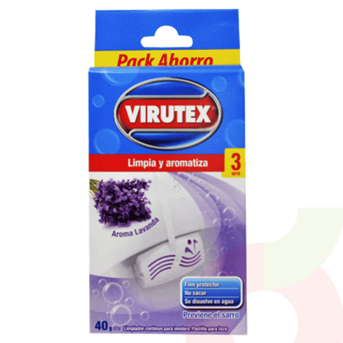 Pastillas para taza Lavanda Virutex 3 sets