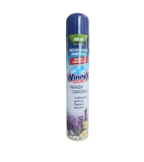 Desodorante ambiental Winnex lavanda camomilla 400 ml