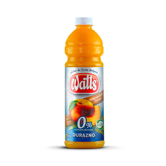 Jugo Nectar Durazno Sin Azucar Watts 1,5 Lt