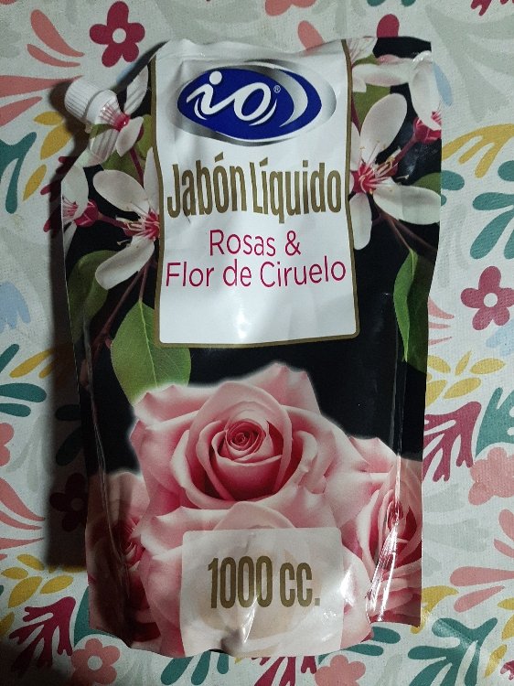 Jabón líquido IO rosas 1 L