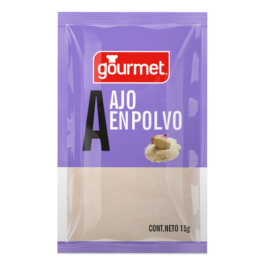 Ajo en polvo sobre Gourmet