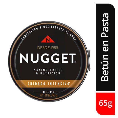 Pasta de Zapatos Nugget Negra 65 g