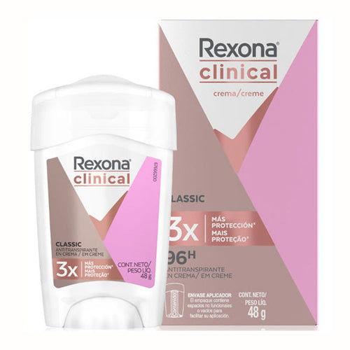 Desodorante barra Rexona Clinical Women Classic 48 g