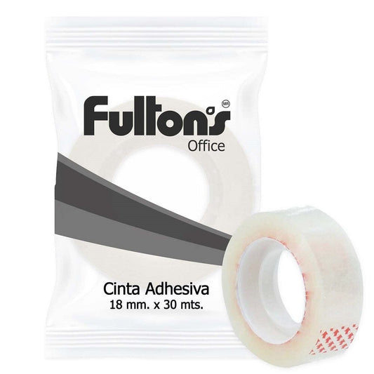 Cinta Adhesiva 18 mm x 30 mts Fultons