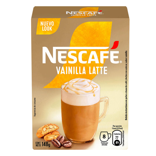 Caja Nescafe Vainilla Latte 148 g