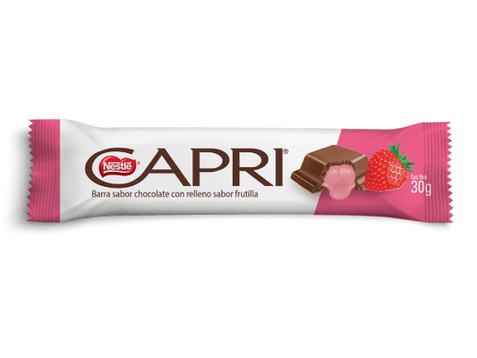 Chocolate Frutilla Capri Nestle 30 gr