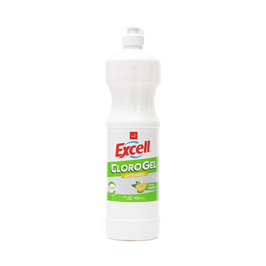 Cloro gel Excell antisarro limón 900 ml