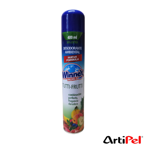 Desodorante ambiental Winnex tutti-frutti 400 ml