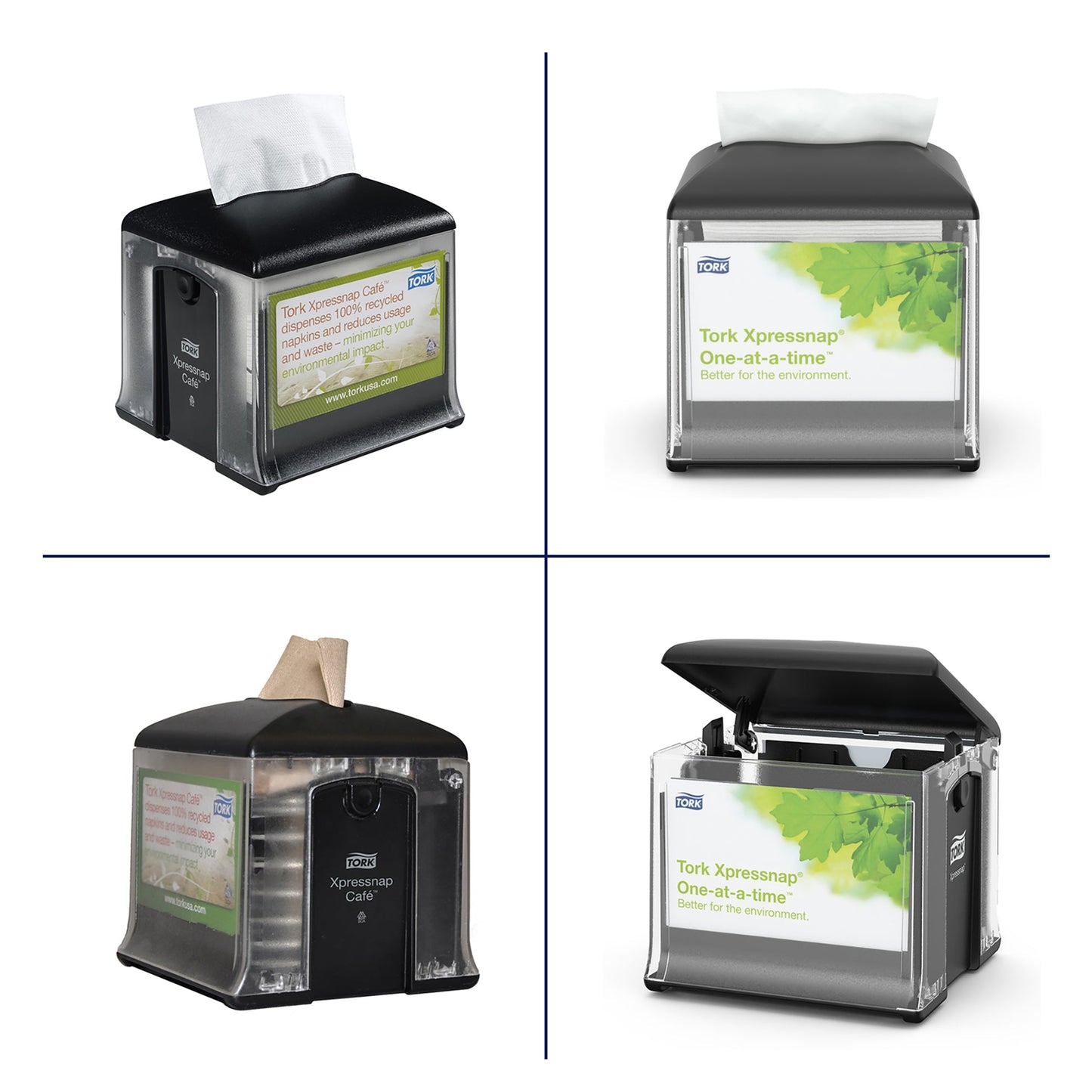 Disp. Servilleta Tork Xpressnap Negro